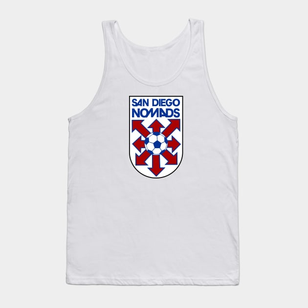 Defunct San Diego Nomads Soccer 1986 Tank Top by LocalZonly